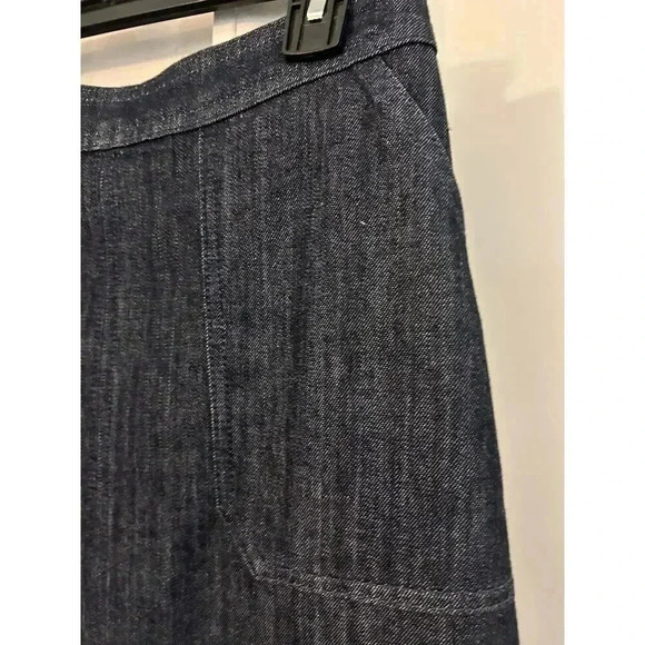 BODEN lightweight denim pencil skirt cotton elastic blend size 8 - Picture 3 of 7